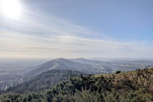 the malvern hills from north car park